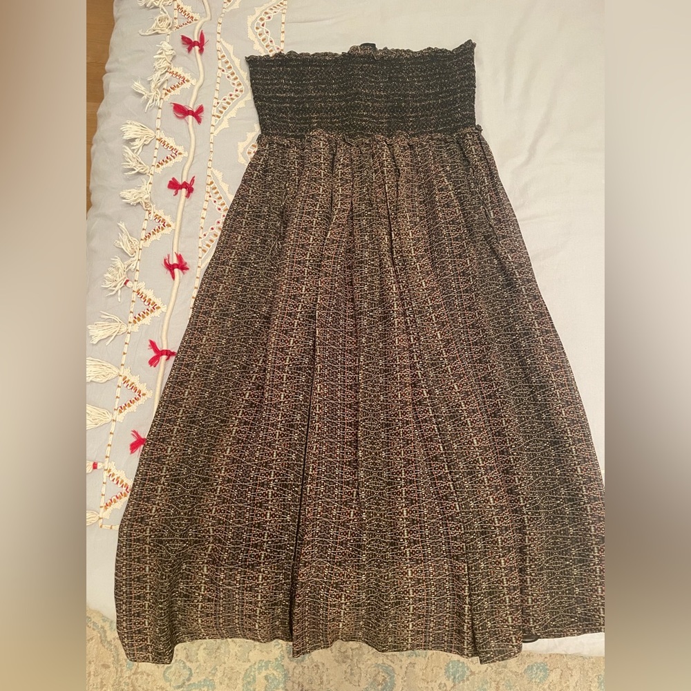 Isabel Marant silk tube midi dress / maxi skirt (can be styled 2 ways!!)